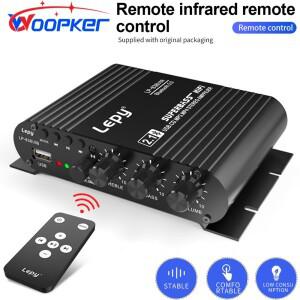 오디오 앰프 LEPY838USB 블루투스 서브 우퍼 컴퓨터 12V 자동차 홈 U 디스크 무손실 음악 2.1 채널 HiFi