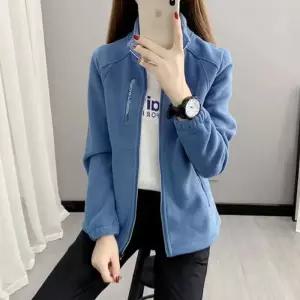 다용도 플리스자켓 칼라 레터링 집업 점퍼 겨울