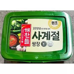 해찬들 장류 양념쌈장 쌈장말통 쌈장대용량 사계절쌈장 고기 3k  [sC82AE4]