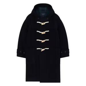 커버낫 체크 후드 더플코트 다크 네이비 CO2504CT02DN 1185120