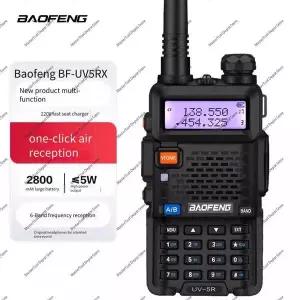 목공기계부품 바오펑 UV-5RX 업그레이드형 양방향 무전기 타입 C 무선 주파수 복사 AM FM 장거리 휴대용 햄