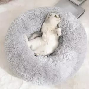 강아지 부드러운 이불 고양이 도넛 방석 펫쿠션 50cm 반려동물 폭신