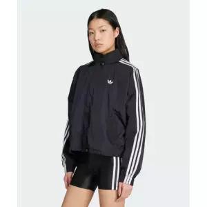 아디다스 JX1451 여성 트레이닝자켓 스포츠 3-스트라이프 우븐 윈드브레이커 - 블랙 화이트 5584866