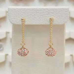 [볼라레]볼라레 세이브존03 볼라레 14K지에프 8mm피치 글리밍 체인드롭귀걸이 AGSSS1849A (42957671)