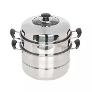퀸센스 인덕션 곰솥 냄비 찜냄비 찜솥 들통 3단 34cm [BOP63671]