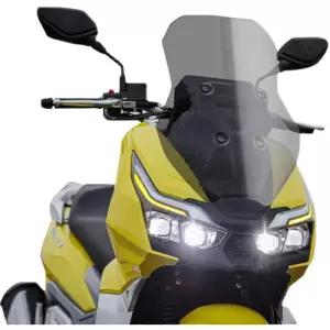 KR모터스 kwin125 ADV150 사이드 윈드 호환 8센티 윈드실드 키높이 스탠드 발판 투명 지지대