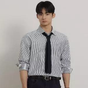 빈폴 멘 Essential 플레인 스트라이프 셔츠애쉬 BC6264E034
