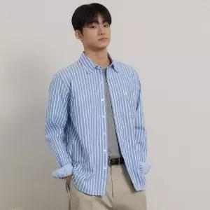 빈폴 멘 SS26헤리티지클럽 옥스퍼드 멀티 스트라이프 셔츠블루 BC6264C33P