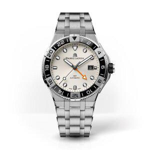 [모리스 라크로와]모리스라크로와 아이콘 GMT 남성용 오토매틱 43mm 메탈밴드 AI6158-SS002-130-1