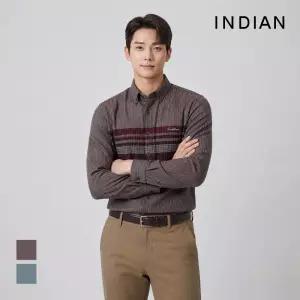 [INDIAN] 포인트 스트라이프 셔츠_MITNLYF9106