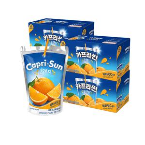 카프리썬 오렌지 200ml X 40개 학교간식 사무실간식 어린이주스 오렌지주스