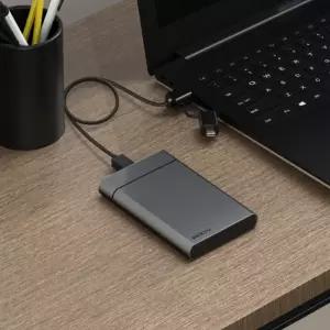 스마트폰 연결 USB3.1 Gen1 초고속 2.5인치 HDD SSD 외장케이스 옛날 외장하드 구형 원터치 고급형 간편 메