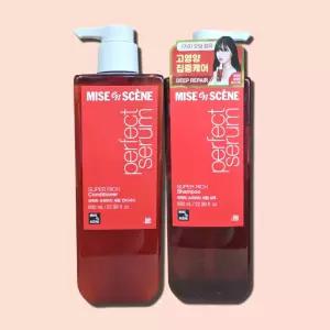 미쟝센 퍼펙트 슈퍼리치 세럼 헤어세트 (샴푸680ml+컨디셔너680ml) 영양공급