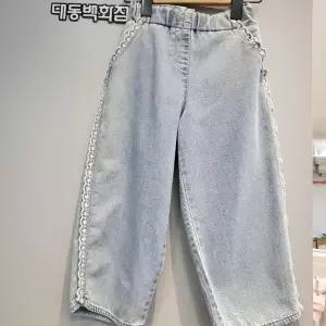 치크 DP01 ,스칼럽 커브드 데님  CKTJ26680