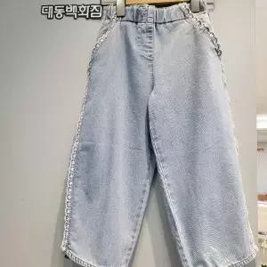 치크 DP01 스칼럽 커브드 데님  CKTJ26680