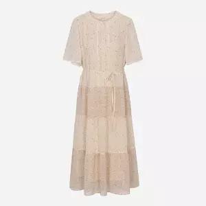 [써스데이아일랜드](센텀시티점)A라인 쉬폰 플라워 롱 원피스 T264MOP289W