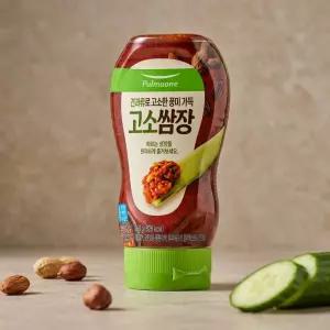 튜브형 고소쌈장 도시락 피크닉 간편한 짜먹는 360g