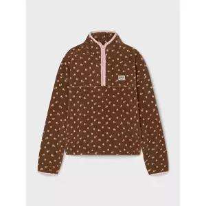 [후아유][AK수원점] [후아유] 여성 Flower Pattern Fleece Half Zip-up WHMAG1191F