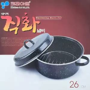 네이쳐 군고구마 직화구이냄비 26cm 장갑1개고구마구이냄비 직화고구마냄비