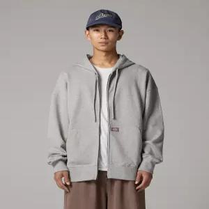 디키즈 베이직 로고 후드 집업 멜란지 Gray 5317255