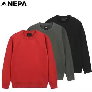 네파 택가79000원 공용 기본 에센셜 기능성 맨투맨 티셔츠 7KE5361 1092695589