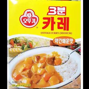 3분 약간매운맛 카레 200g X12 파스타용 우동용