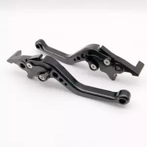 탱크 200 EFI 스쿠터와 호환되는 일반 CNC 알루미늄 단축 조절식 브레이크 클러치 레버 Vitacci TANK (블랙