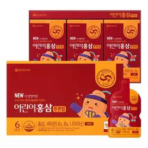 종근당건강 어린이홍삼 튼튼업 6년근 홍삼즙 면역력증진 20ml 30포
