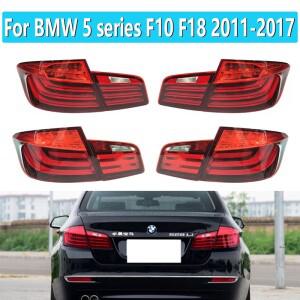 BMW 5 시리즈 용 테일 라이트 F10 F18 520LI 523LI 525LI 528LI 530LI 535LI 2011-2017 자동차 후방 램프