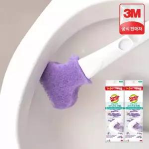3M 스카치브라이트 변기청소용 베이킹소다 크린스틱 리필 20개(5+5입x2개) 핸들별도구매
