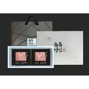 추석갈비세트 초이스등급 미국산 LA꽃갈비 선물세트 1kg 명절선물세트 대량주문 답례품 쇼핑백