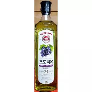 포도씨유 ( 900ml) X12오일 포도 씨유 요리용 조리용 기름 부침 볶음
