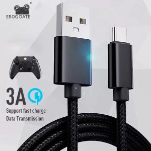 PS5용 DATA FROG 충전 케이블  Xbox 시리즈 S X 컨트롤러  Playstation USB C타입 전원 코드  게임패드 액
