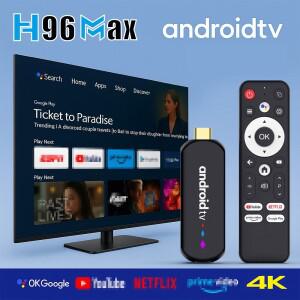 Amlogic S905L 쿼드 코어 안드로이드 TV 스틱 4K 비디오 WiFi BT 음성 비서 리모컨 미디어 플레이어 스마트