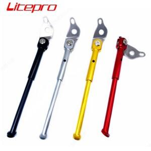 Litepro K3plus 접이식 자전거 킥 스탠드 Da-hon K3 용 알루미늄 합금 초경량 115g CNC