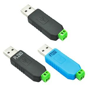 USB To RS485 변환기 CH340/PL2303/FT232 칩 직렬 어댑터 지원 Win7 XP Vista Linux OS