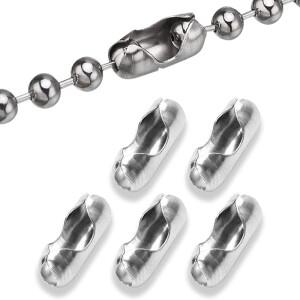 5/10Pcs 롤러 블라인드 체인 커넥터 스테인레스 스틸 교체용 풀 볼 세트는 4.5mm 로만 적합합니다.