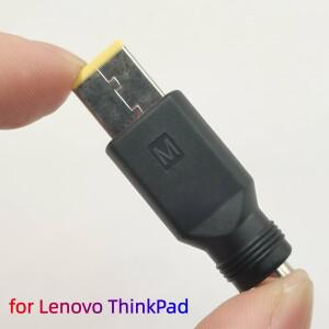 5.5x2.1/2.5mm 사각 플매트 카펫 러그용 레노버 씽크패드 원형-사각형 끝단 노트북 어댑터 커넥터 변환기