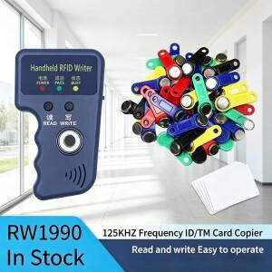 RW1990 TM 복사기 RFID 리더 ibutton DS-1990A I-버튼 핸드헬드 125KHz T5577 EM4305 키 태그 카드