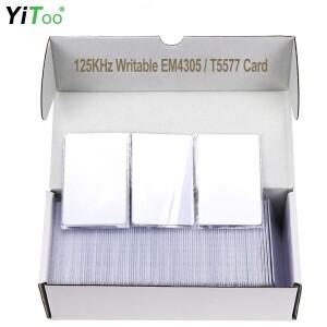 YiToo RFID EM4305 카드 125KHz 쓰기 가능 T5577 스마트 액세스 제어 키 읽기 및 프로그램 변경 복사