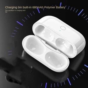 AirPods Pro 1st & 2nd -680mah 4 Gen Fast Charger Box No Earbud 대용량  긴 배터리 수명  원래 휴대 휴