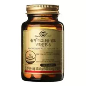 솔가 마그네슘 위드 비타민 B6 555.55mg x 100정 1개
