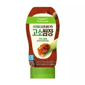 풀무원 튜브형 고소쌈장 견과류 함유 360g 1개 고기쌈장 많이찾는 고소한 쌈장