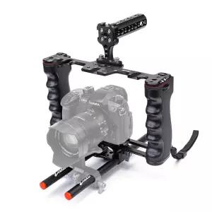 Zeedio 카메라 비디오 리그 케이지 상 화 키트 모든 DSLR 캠코더와 호환 가능