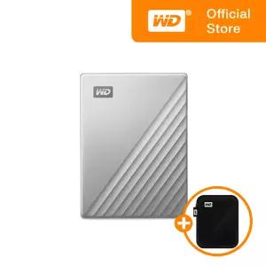 WD My Passport ULTRA Type-C 외장하드 [파우치증정] 4TB, 실버