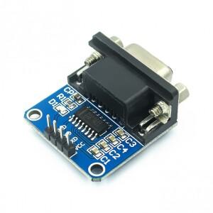 MAX3232 RS232-TTL 직렬 포트 변환기 모듈 DB9 커넥터