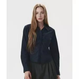 WHO.A.U Slim Fit Check Blouse / WHBLG3831F 2457993