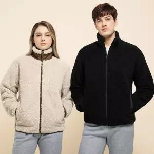 플리스 부클 자켓 점퍼 폴라폴리스 양털 후리스