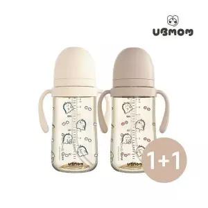 [유비맘]유비맘 PPSU 뇽뇽이 빨대컵 280ml 1+ 1