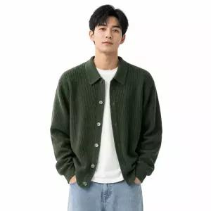 남성 하찌 카라넥 니트 가디건 자켓 DMC-CA-QCC935